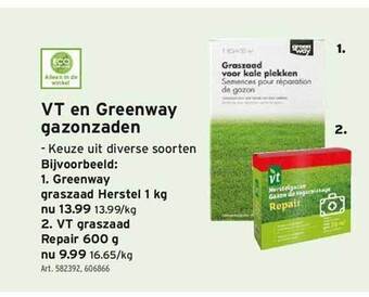 GAMMA Vt En Greenway Gazonzaden aanbieding