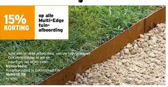 GAMMA Multi Edge Tuinafboording aanbieding