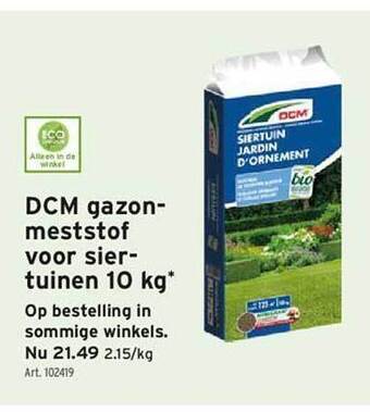 Dcm Gazonmeststof Voor Siertuinen