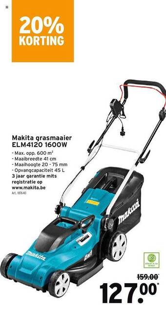 GAMMA Makita Grasmaaier aanbieding