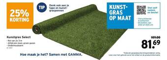 GAMMA Kunstgras Select aanbieding