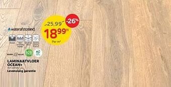 Brico Laminaatvloer ocean+ aanbieding