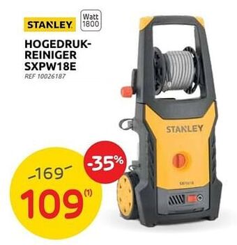 Brico Stanley hogedrukreiniger sxpw18e aanbieding
