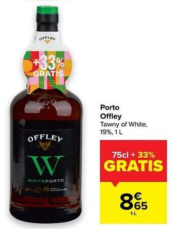 Carrefour Porto offley tawny of white aanbieding