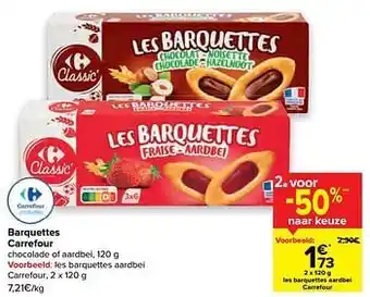 Carrefour Les barquettes aardbei carrefour aanbieding