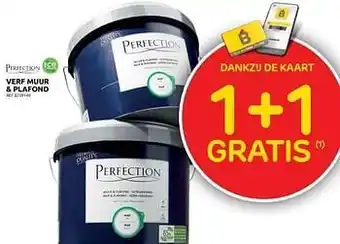 Brico Verf muur + plafond 1+1 gratis aanbieding