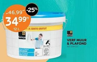 Brico Verf muur + plafond aanbieding
