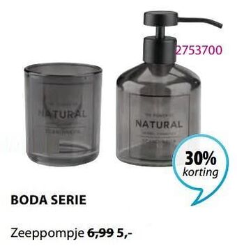 Jysk Boda zeeppompje aanbieding