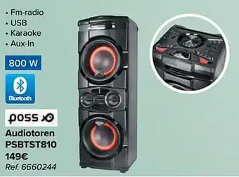 Carrefour Poss audiotoren psbtst810 aanbieding