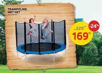 Brico Trampoline met net aanbieding