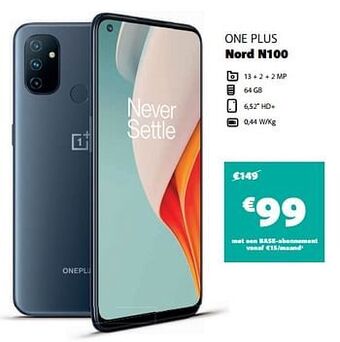 Base One plus nord n100 aanbieding