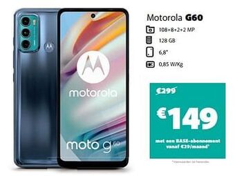 Base Motorola g60 aanbieding