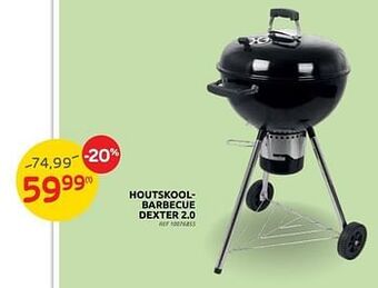 Brico Houtskoolbarbecue dexter 2.0 aanbieding