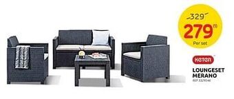 Brico Loungeset merano aanbieding