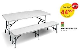 Brico Bank party beer aanbieding