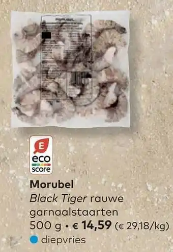 Bio Planet Morubel black tiger rauwe garnaalstaarten aanbieding
