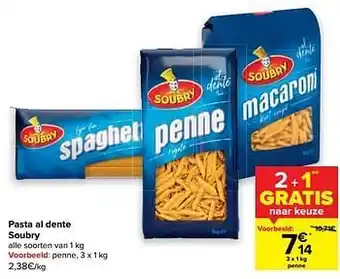 Pasta al dente soubry penne