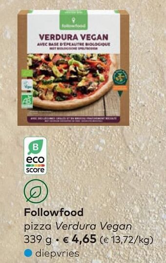Followfood pizza verdura vegan