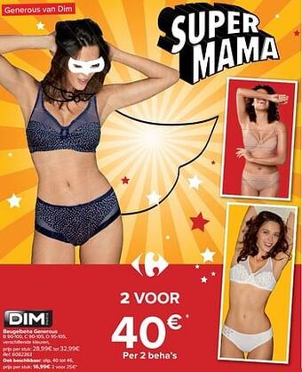 Carrefour Beugelbeha generous aanbieding