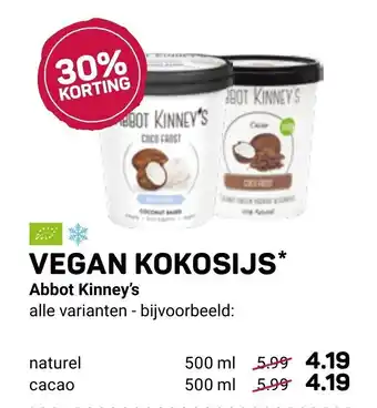 Ekoplaza Vegan Kokosijs aanbieding