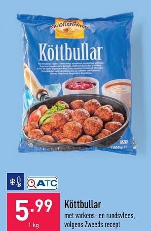 Köttbullar promotie bij ALDI