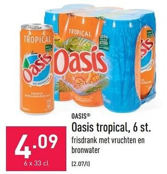 ALDI Oasis tropical aanbieding