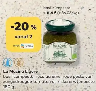 Bio Planet La macina ligure basilicumpesto aanbieding