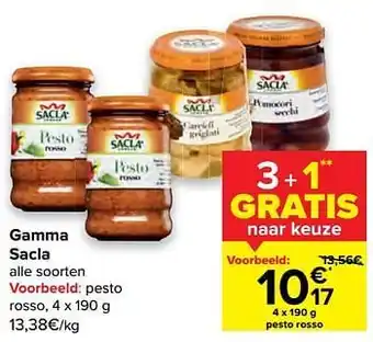 Carrefour Pesto rosso aanbieding
