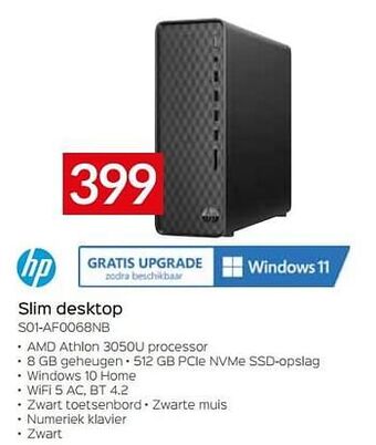 Selexion Hp slim desktop s01-af0068nb aanbieding