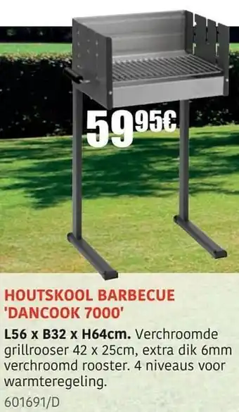 HandyHome Houtskool barbecue dancook 7000 aanbieding