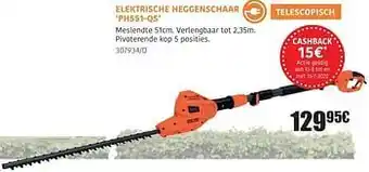 HandyHome Black + decker elektrische heggenschaar ph551-qs aanbieding