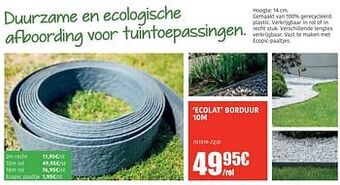 HandyHome Ecolat borduur aanbieding