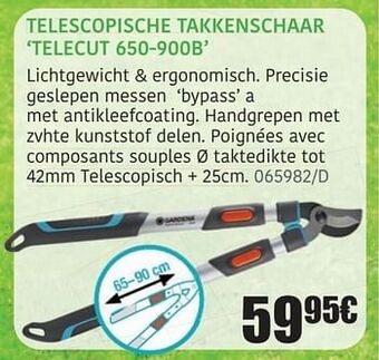 HandyHome Telescopische takkenschaar telecut 650-900b aanbieding