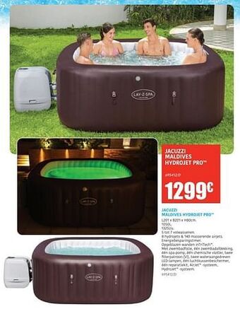 Jacuzzi maldives hydrojet pro