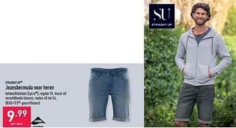 ALDI Jeansbermuda voor heren aanbieding