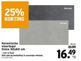 GAMMA Keramische vloertegel dolce aanbieding