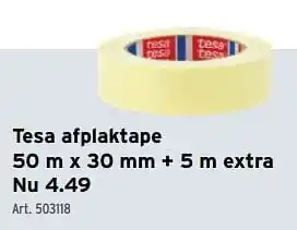 GAMMA Tesa afplaktape extra aanbieding