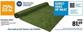 GAMMA Kunstgras select aanbieding