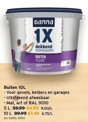 GAMMA Buiten aanbieding
