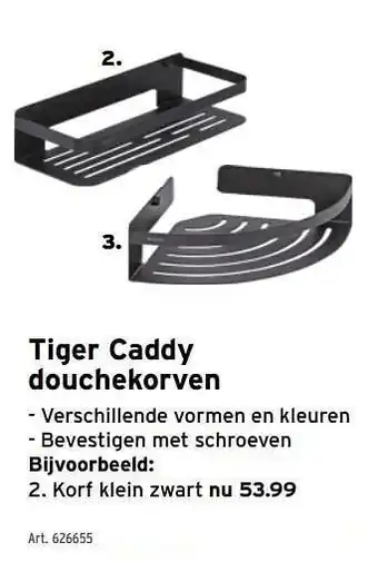 Korf klein zwart