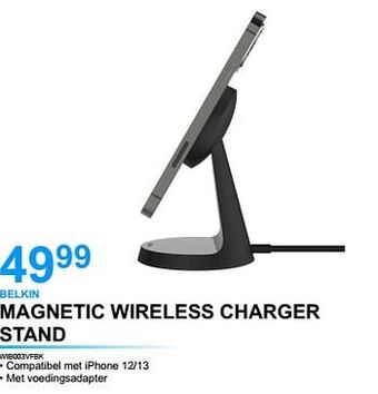 AUVA Belkin magnetic wireless charger stand aanbieding