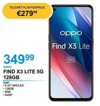 AUVA Oppo find x3 lite 5g 128gb aanbieding