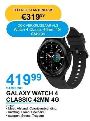 AUVA Samsung galaxy watch 4 classic 42mm 4g aanbieding