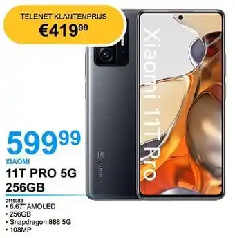 Xiaomi 11t pro 5g 256gb