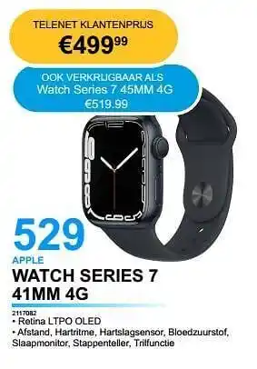 VCD Apple watch series 7 41mm 4g aanbieding