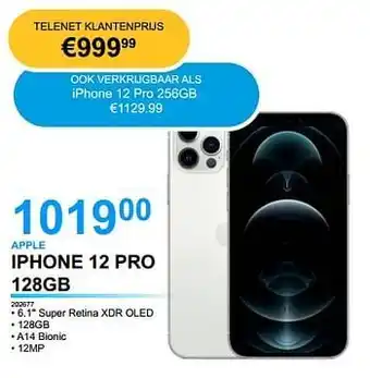 Derco Systems Apple iphone 12 pro 128gb aanbieding