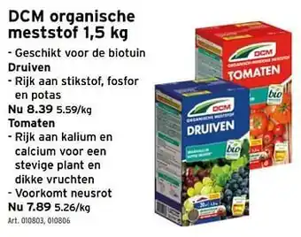 GAMMA Dcm organische meststof aanbieding
