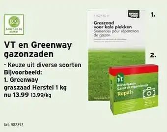 GAMMA Greenway graszaad herstel aanbieding