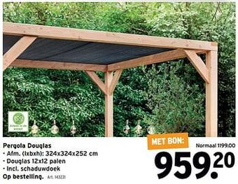 GAMMA Pergola douglas aanbieding