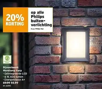 Wandlamp karp